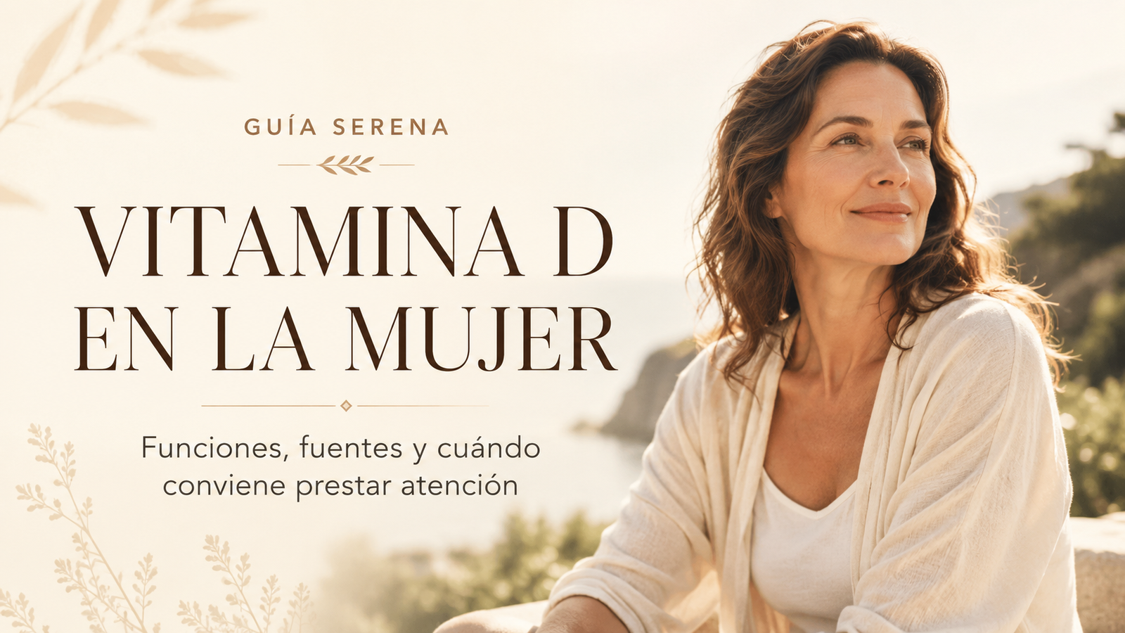 Vitamina D en la mujer: para qué sirve, cómo se obtiene y cuándo puede faltar